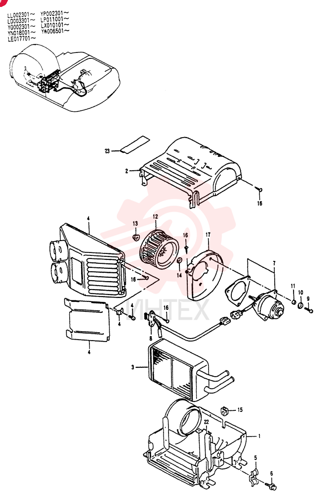 HEATER ASSY YN21M00003F1