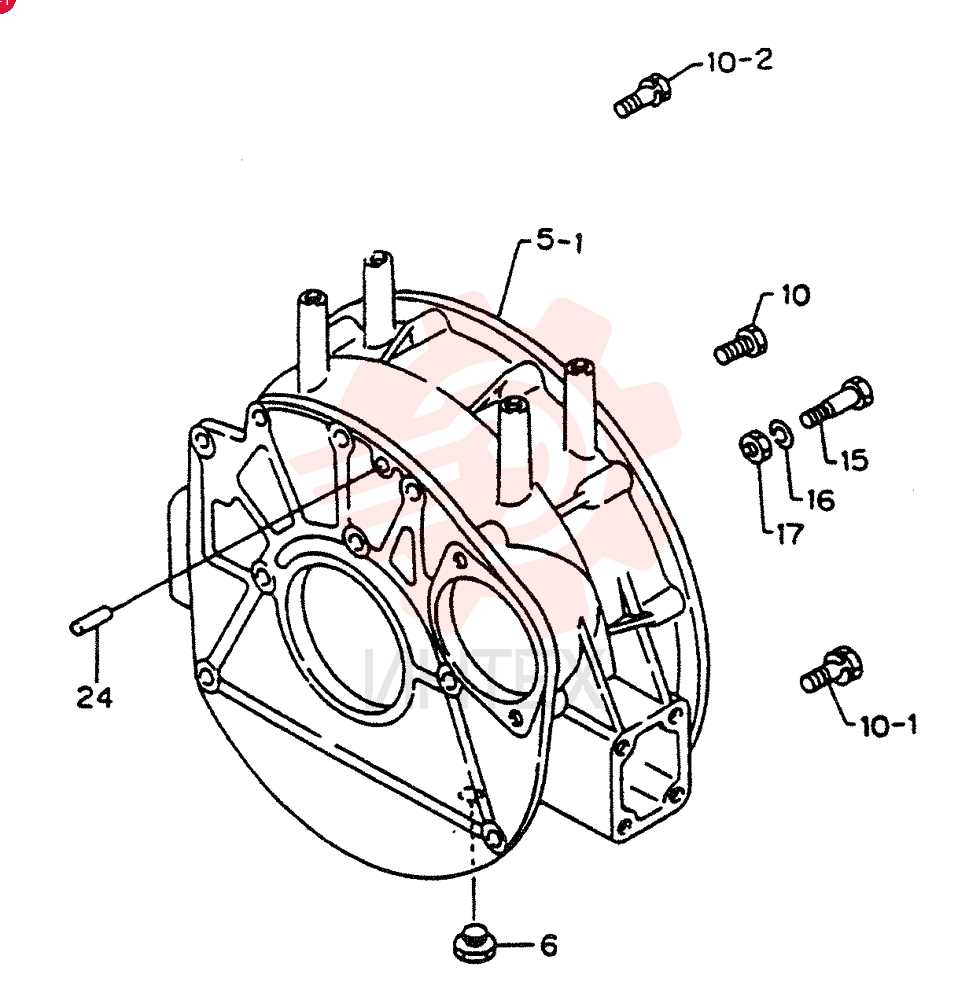 HOUSING, FLYWHEEL VI8943184072
