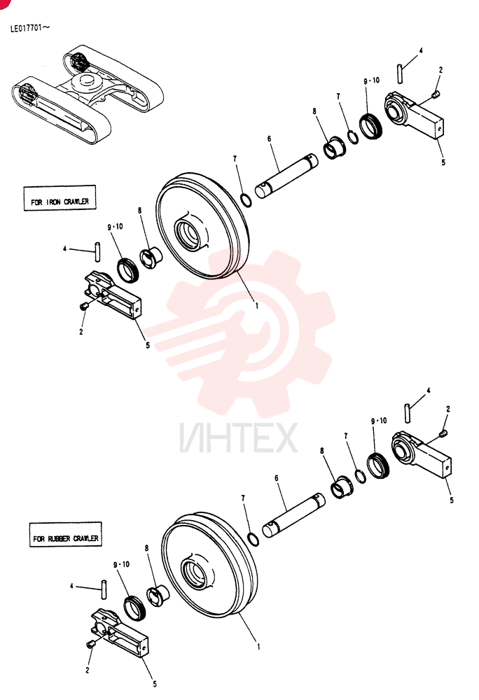 IDLER WHEEL 24100N6296F2