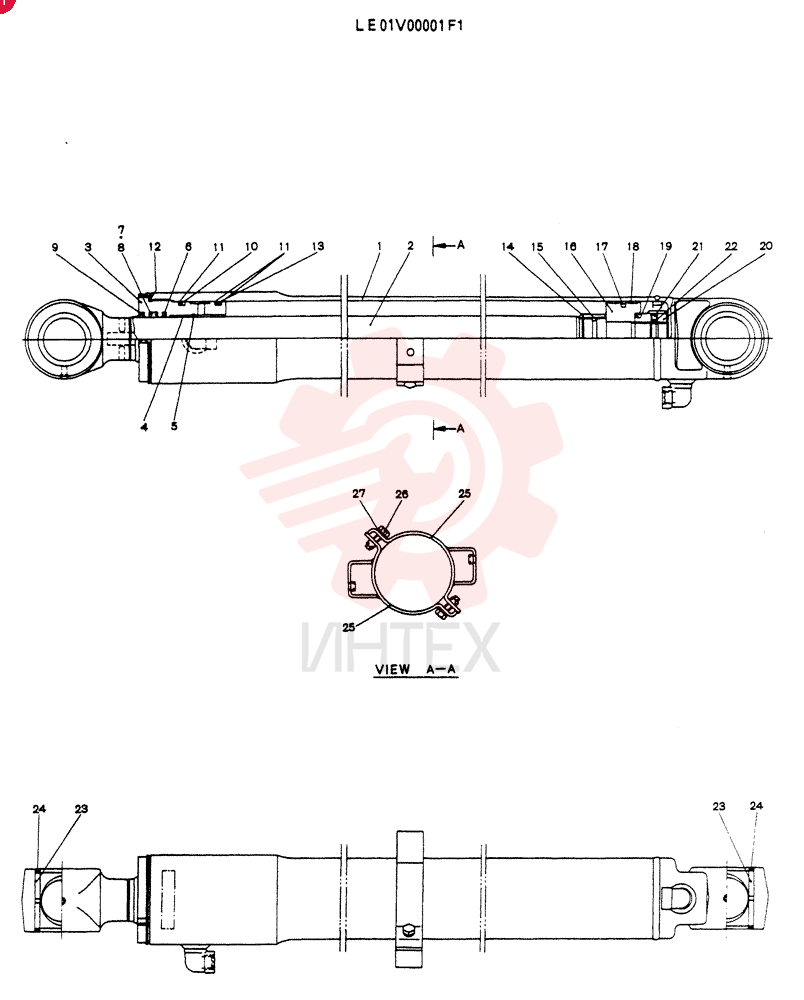 LIFT CYLINDER LE01V00001F1 (2)