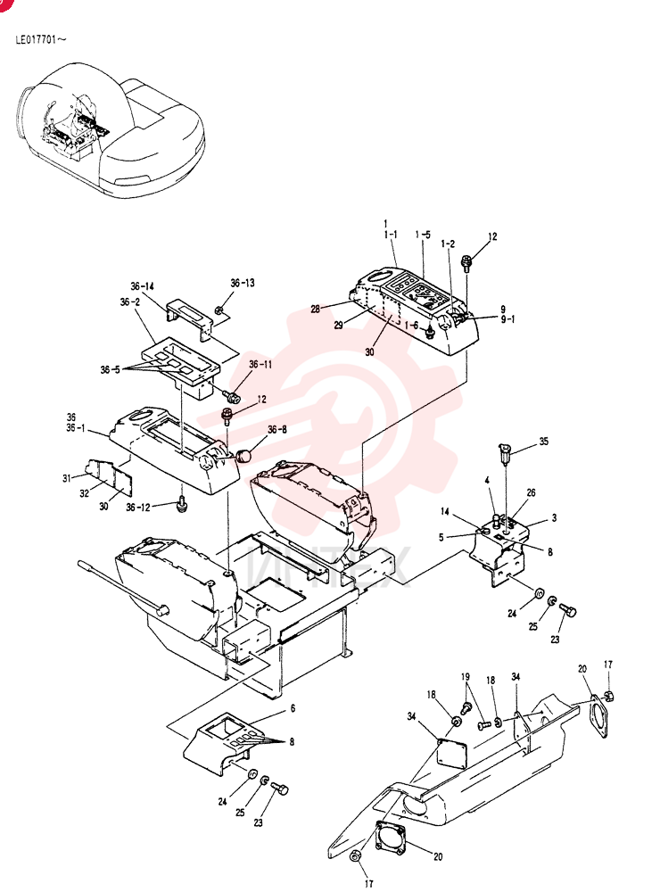PANEL ASSY, INSTRUMENT LE17M00006F5