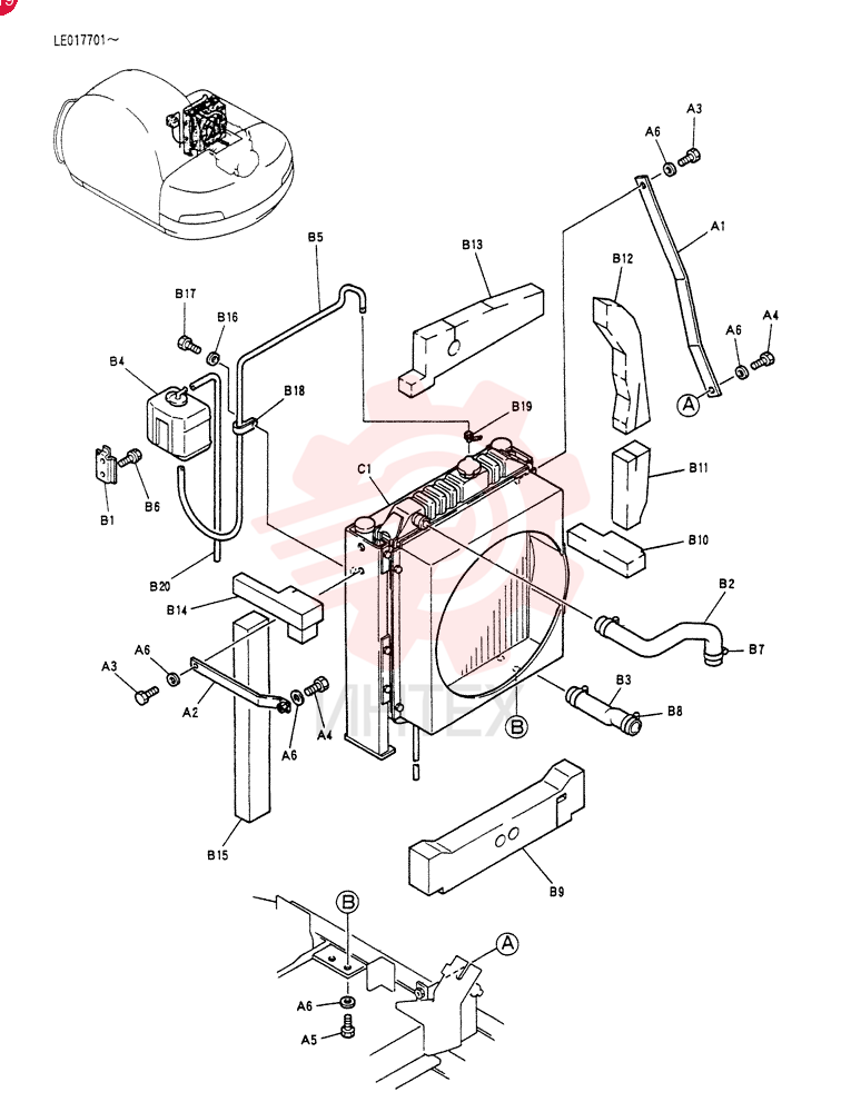 RADIATOR INSTAL LE05P00002F1