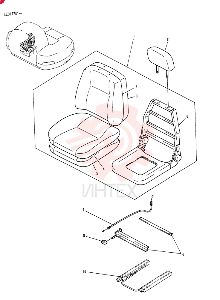 SEAT LE25M00004F1