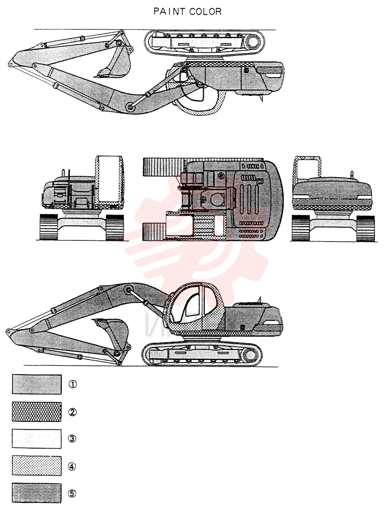 Схема (SK60) - MARK V EXCAVATOR BTW LE17701 - LE19738 (12/95-12/03) 2421R161D84