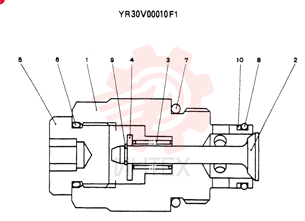 VALVE ASSY,  ANTI CAVITATION YR30V00010F1
