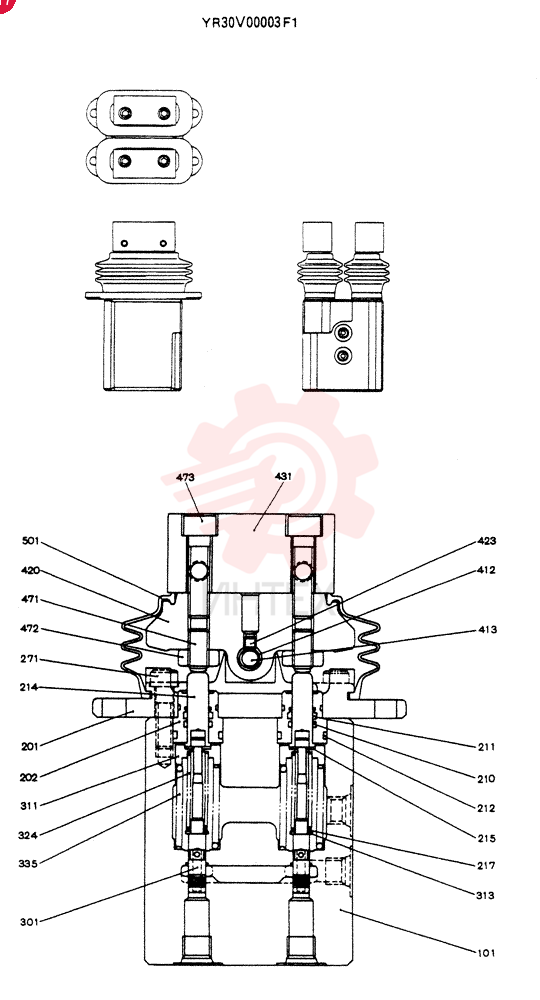 VALVE ASSY,PILOT YR30V00003F1