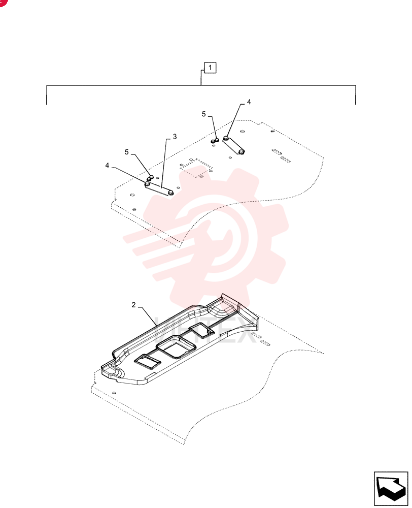 Assy, Incl 2 - 5 YN55M00009F1