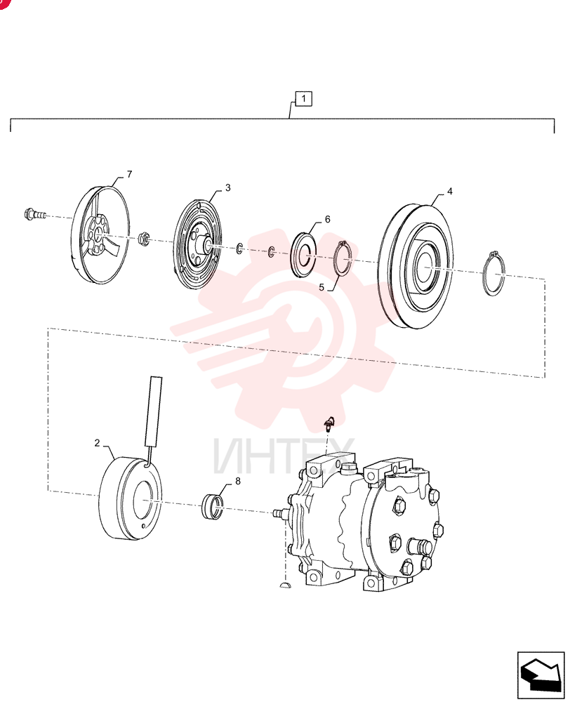 COMPRESSOR,W/ Pulley YX91V00001F1