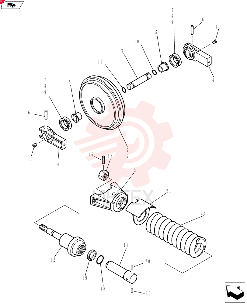 IDLER YT52D00002F1
