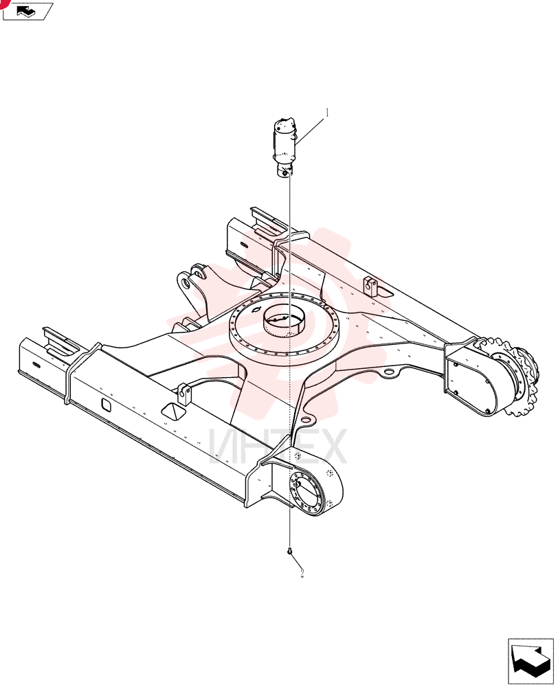 Схема (SK70SR-2) - SHORT RADIUS EXCAVATOR ASN YT06-18001 (10/10-1/13) YT19H00026F1