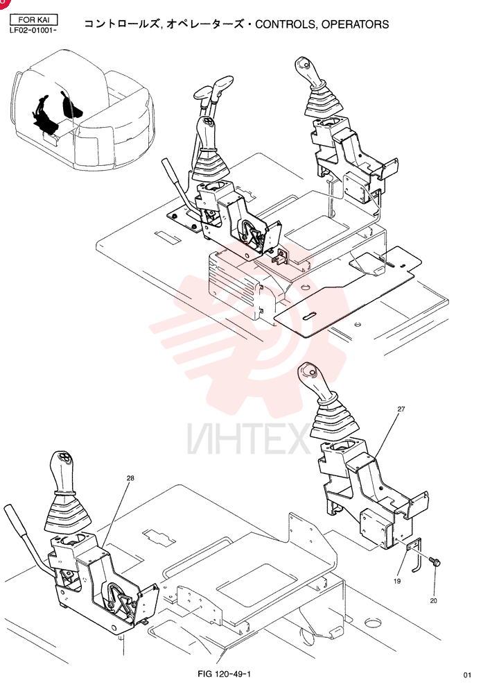 CONTROLS, OPERATORS YT03M00035F5