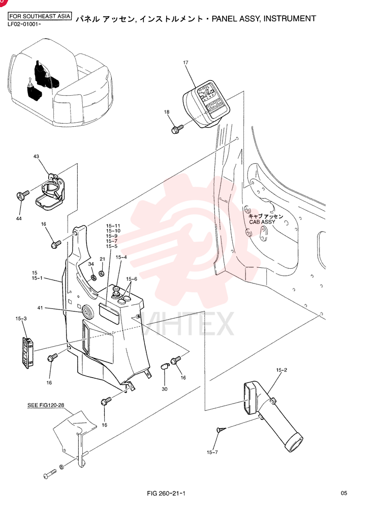 PANEL ASSY, INSTRUMENT YT17M00009F8