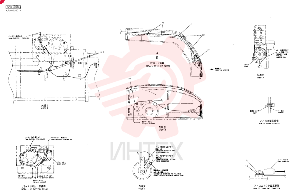 HARNESS ASSY., UPP LF13E00006F2 (3)
