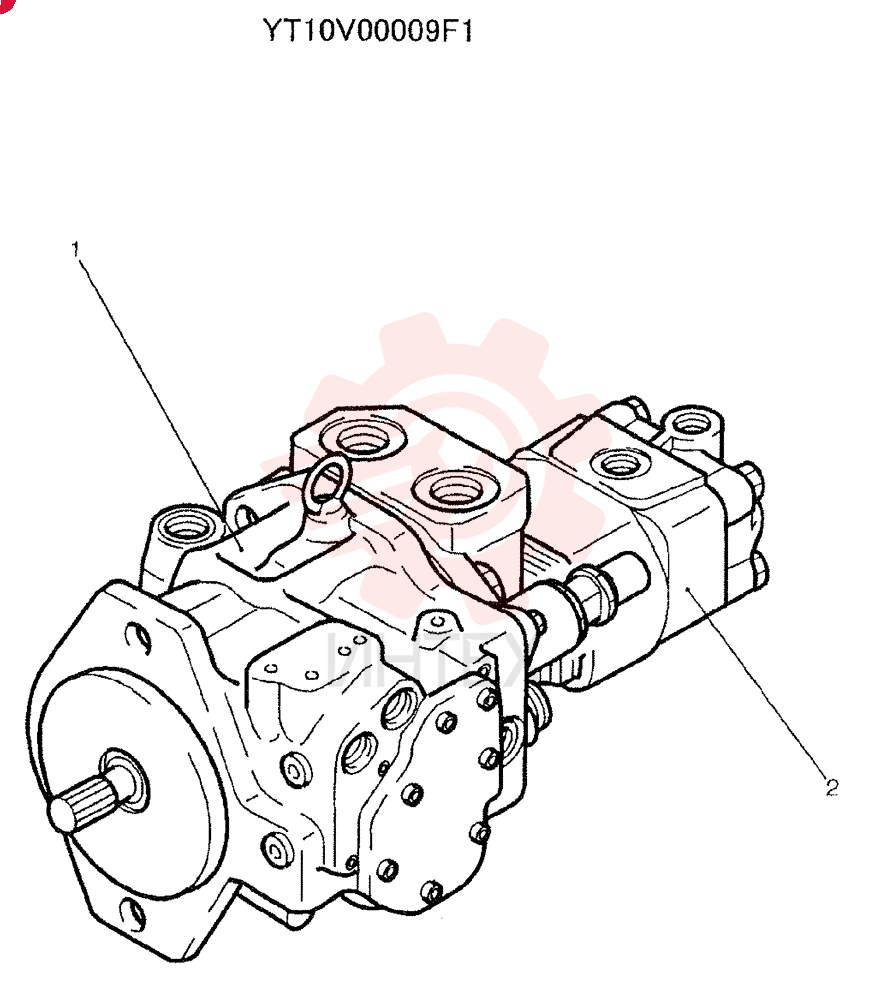 HYDRAULIC PUMP YT10V00009F1 (1)