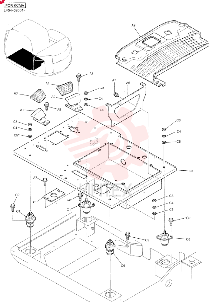 PLATE GROUP, FLOOR YT03M00027F1