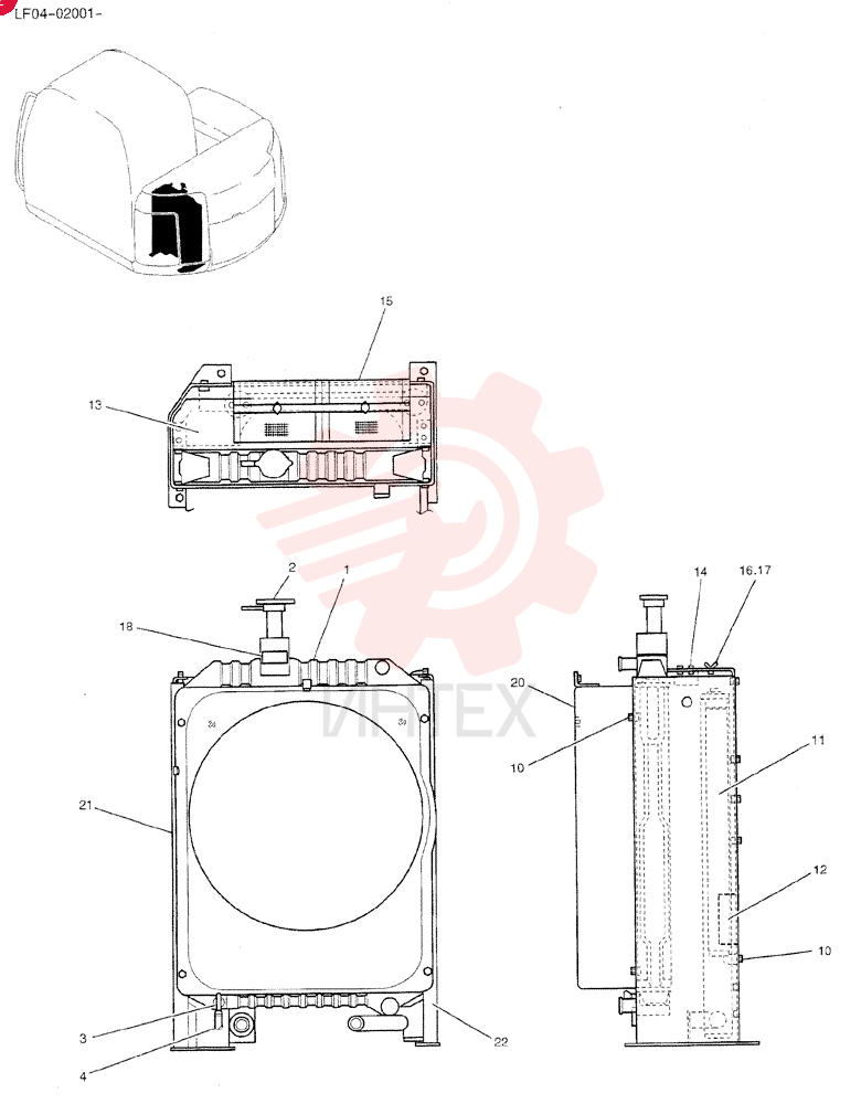 RADIATOR YT05P00009F5