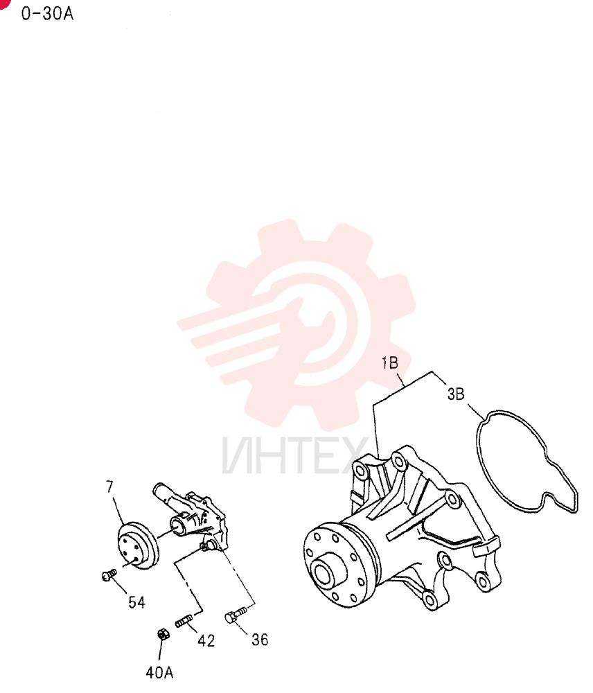 WATER PUMP AND CORROSION RESISTOR 0-30A