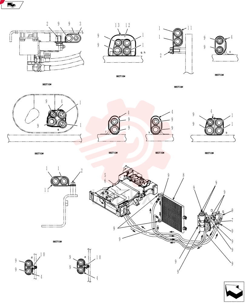 FLEXIBLE HOSE HX11W08210DX (2)