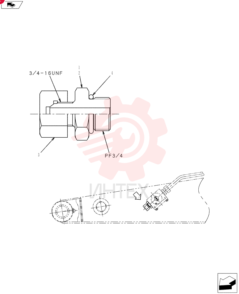 Схема (SK80CS-2) - CENTER SWING EXCAVATOR ASN LF06-04501 (7/02-9/08) YT43H01143F1