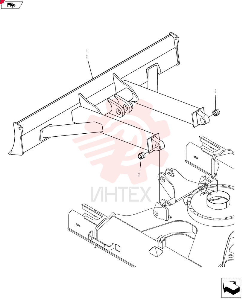 Схема (SK80CS-2) - CENTER SWING EXCAVATOR ASN LF06-04501 (7/02-9/08) LF51B00038F2