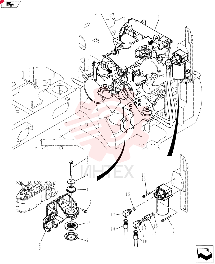 Схема (SK80CS-2) - CENTER SWING EXCAVATOR ASN LF06-04501 (7/02-9/08) YT02P00011F1