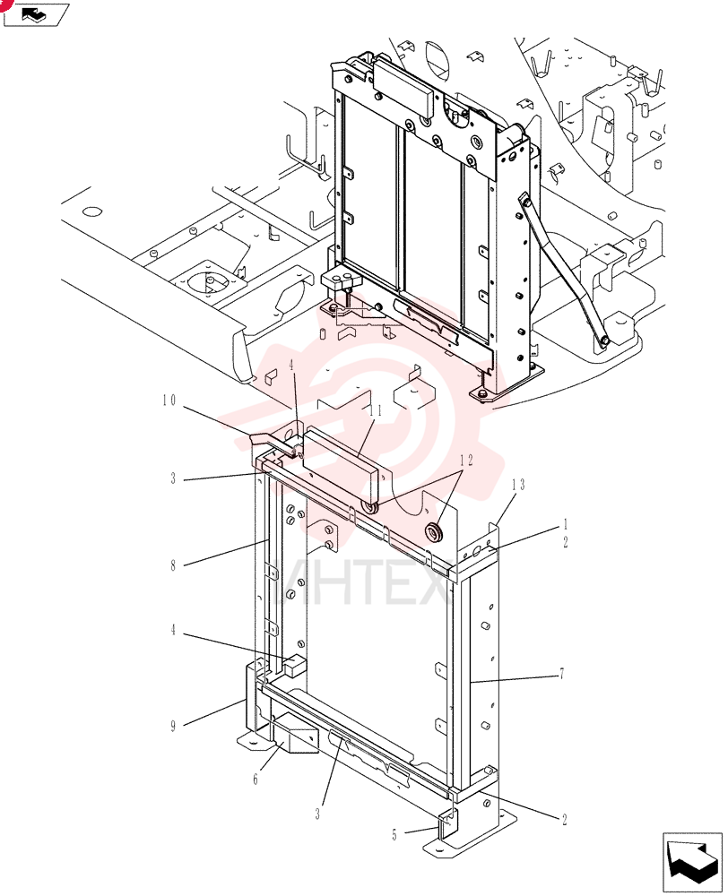 Схема (SK80CS-2) - CENTER SWING EXCAVATOR ASN LF06-04501 (7/02-9/08) YT05P00020F1