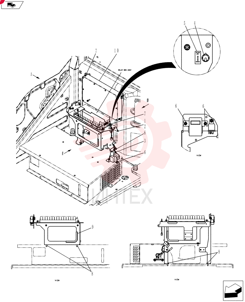 Схема (SK80CS-2) - CENTER SWING EXCAVATOR ASN LF06-04501 (7/02-9/08) YT22E00091F1