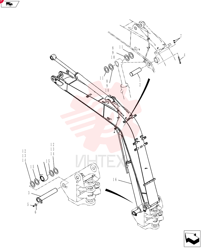 Схема (SK80CS-2) - CENTER SWING EXCAVATOR ASN LF06-04501 (7/02-9/08) LF02B00013F1