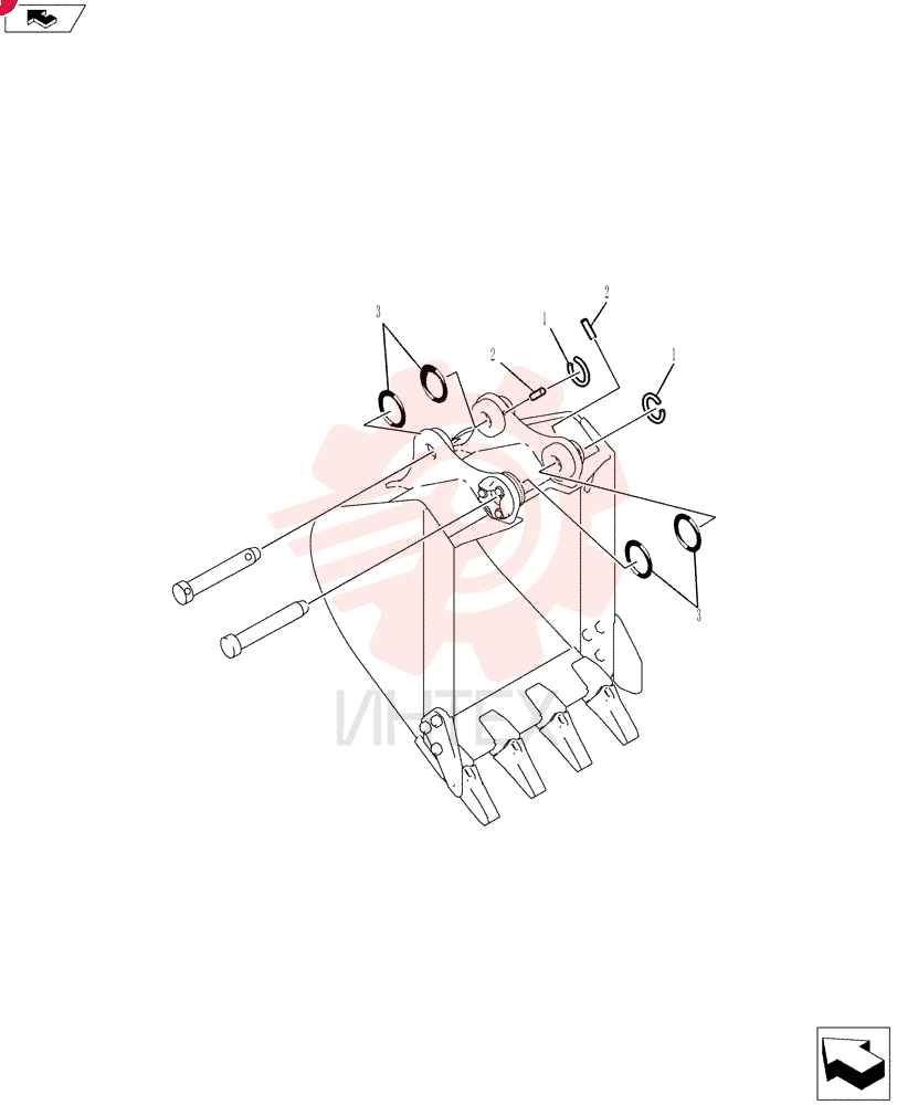 Схема (SK80CS-2) - CENTER SWING EXCAVATOR ASN LF06-04501 (7/02-9/08) YR61B00005F1