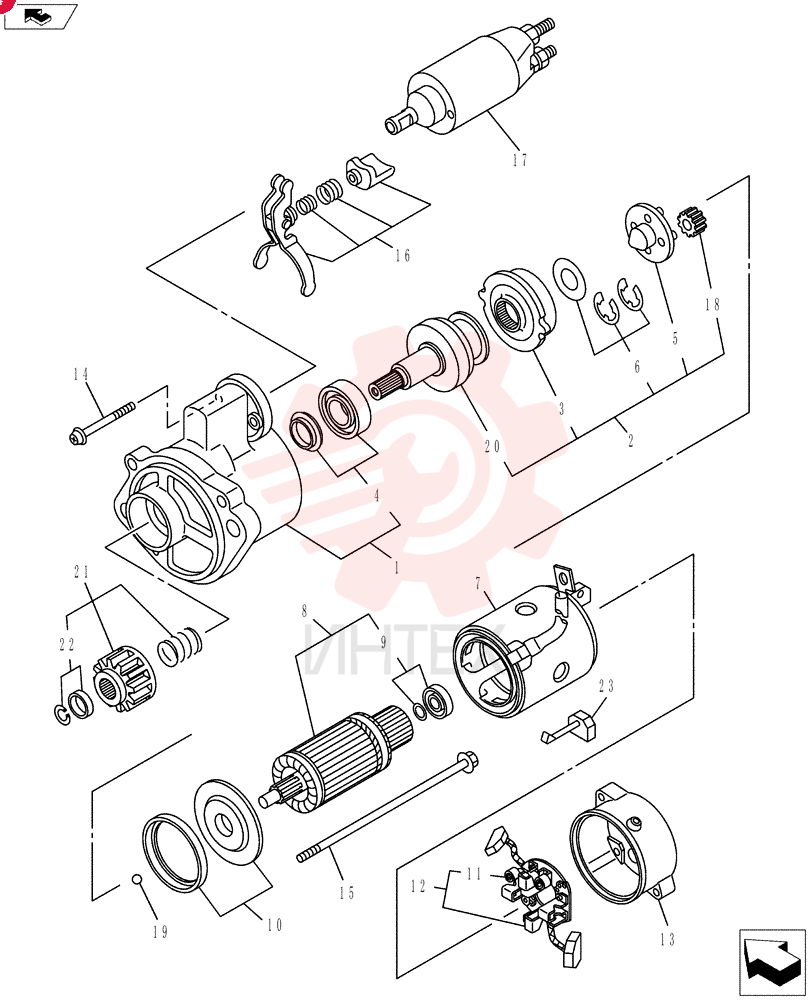 STARTER MOTOR VI8980723151 (2)
