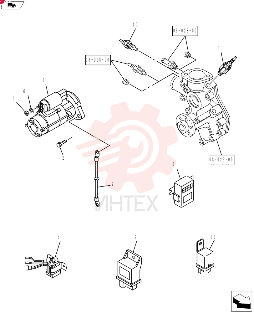 STARTER MOTOR VI8980723151 (1)