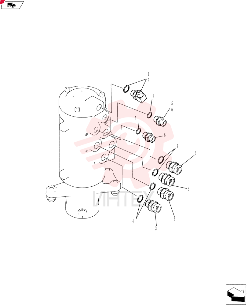 Swivel, Dozer YT19H00024F1