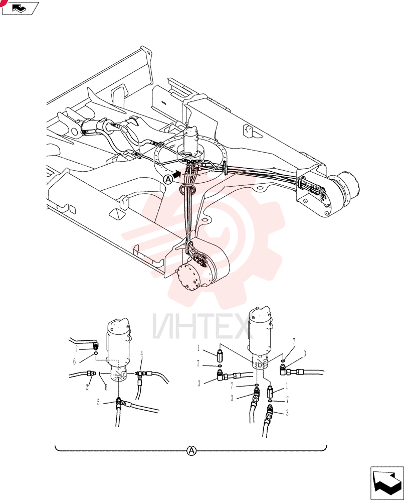 Swivel, Dozer YT19H00030F1
