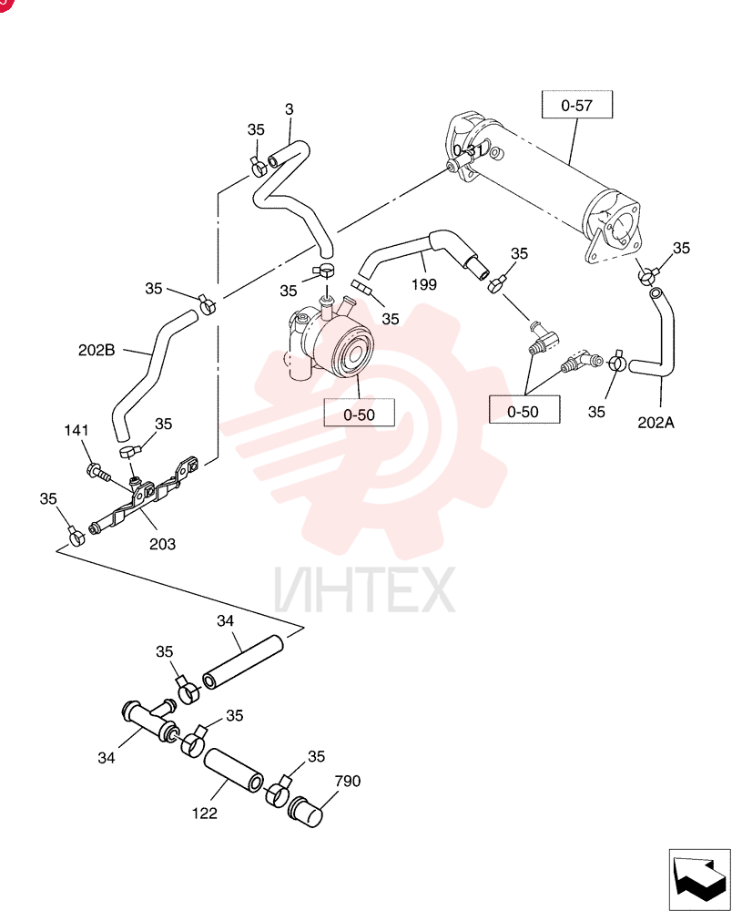 FLEXIBLE HOSE VI8980306230