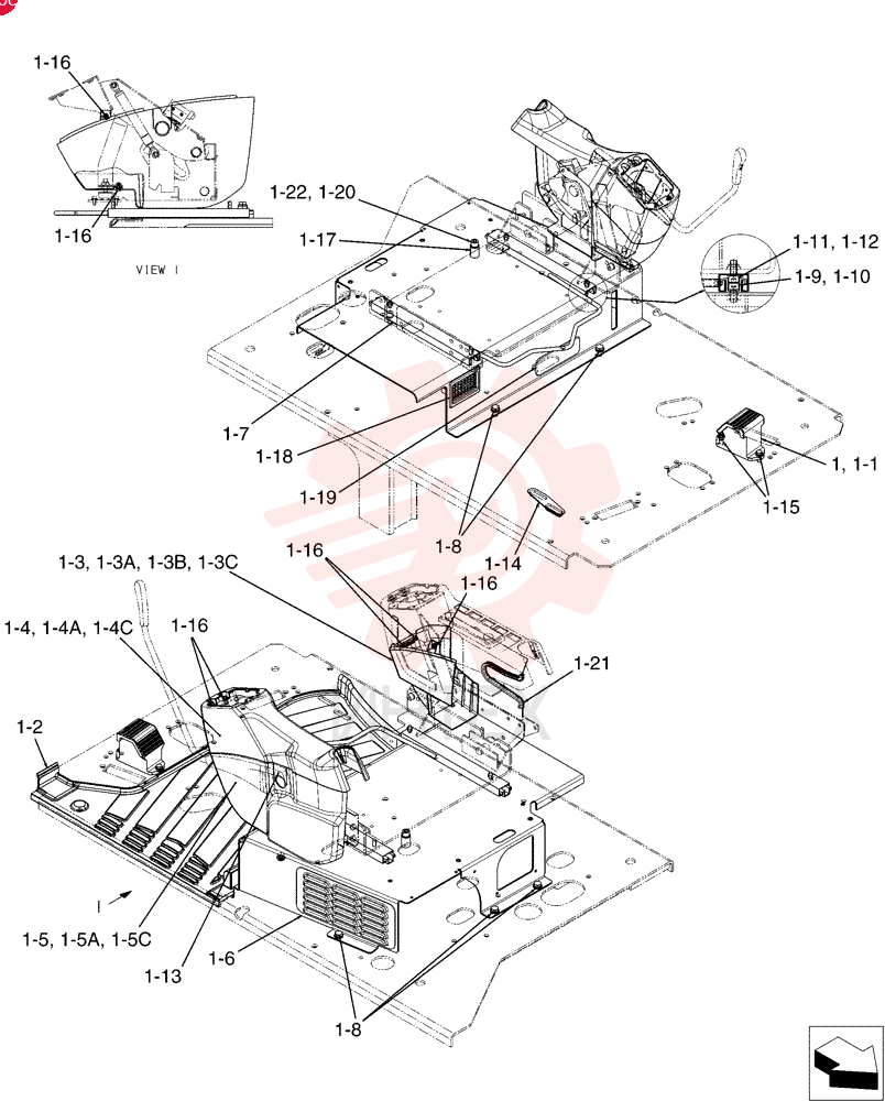 Operators, Rops Cab, Dozer LF03M00035F1