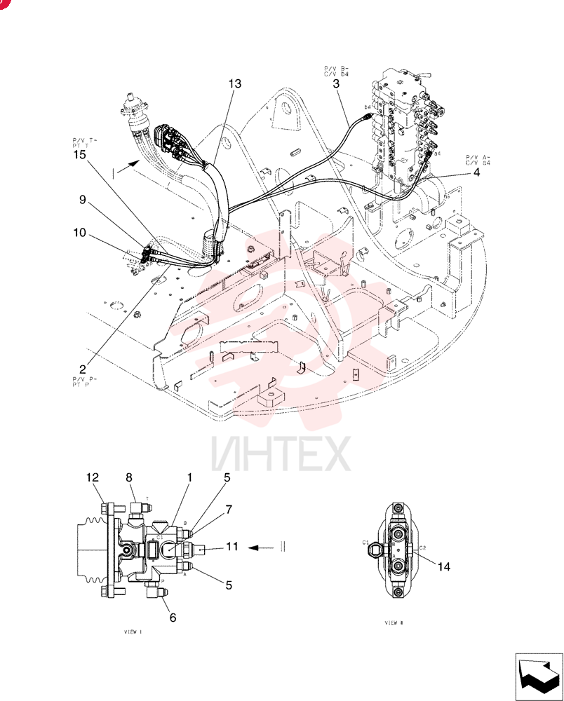 Remote, Rops Cab, Dozer YT68H00100F1