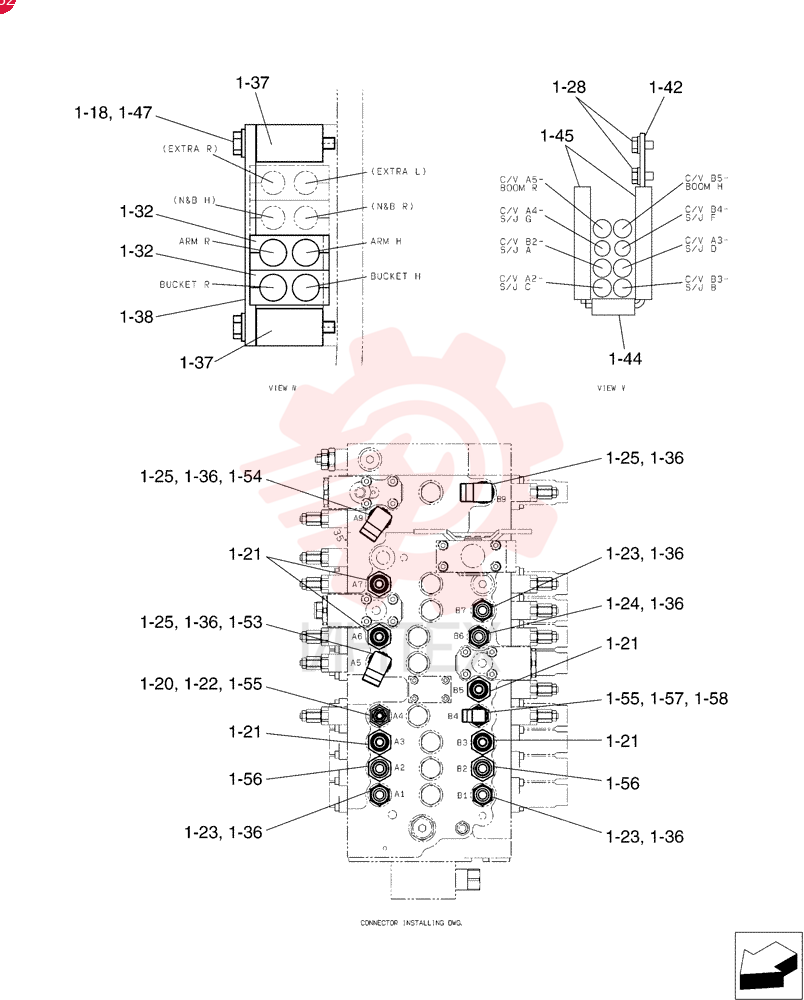 SCREW,Hex, M10 x 80mm