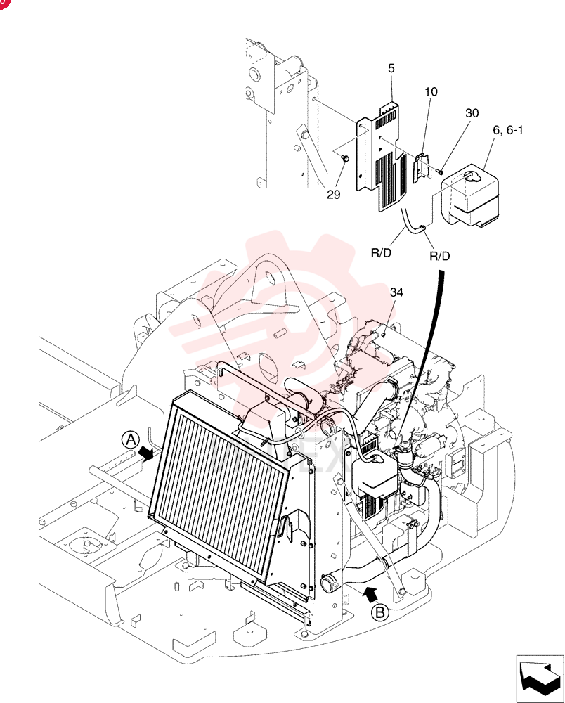 Схема (SK80CS-2) - CENTER SWING EXCAVATOR ASN LF06-04501 [NON PRODUCTION] (10/10-1/13) YT05P00018F1