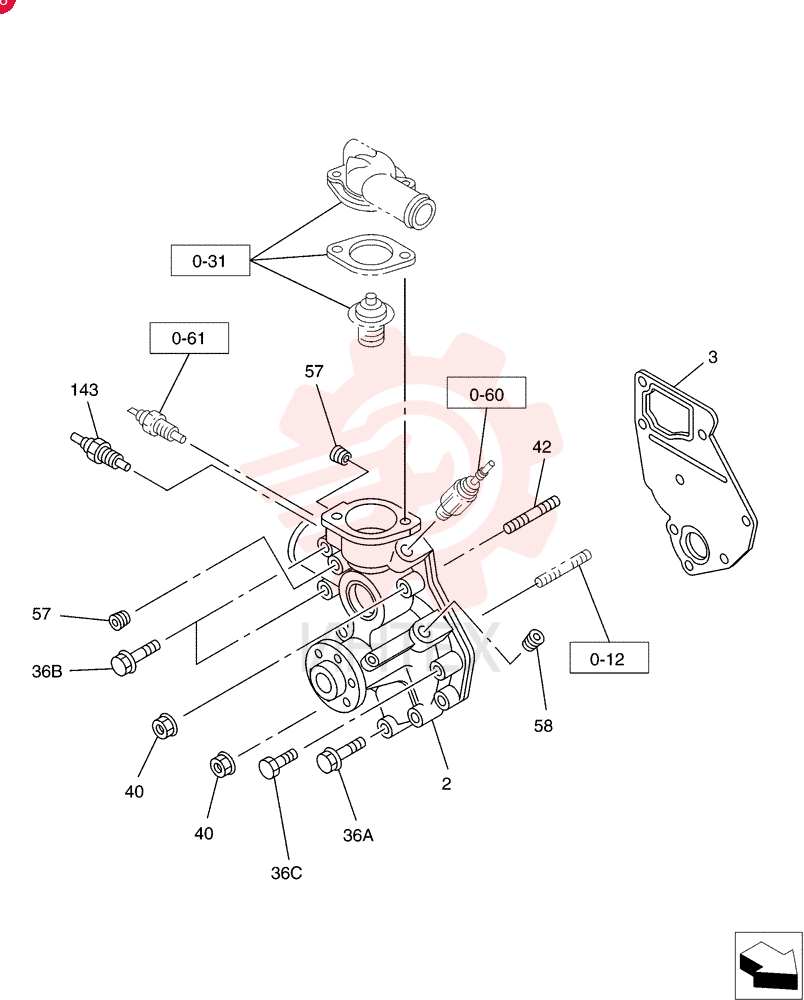 WATER PUMP VI8980489381