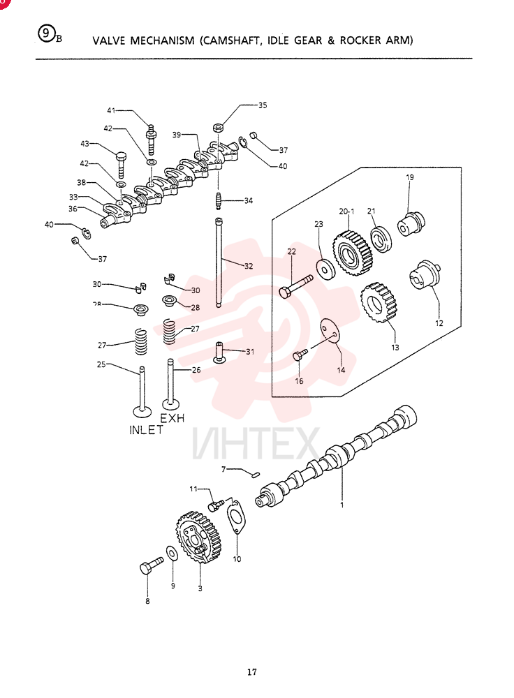 CAMSHAFT, Per Unit: 1