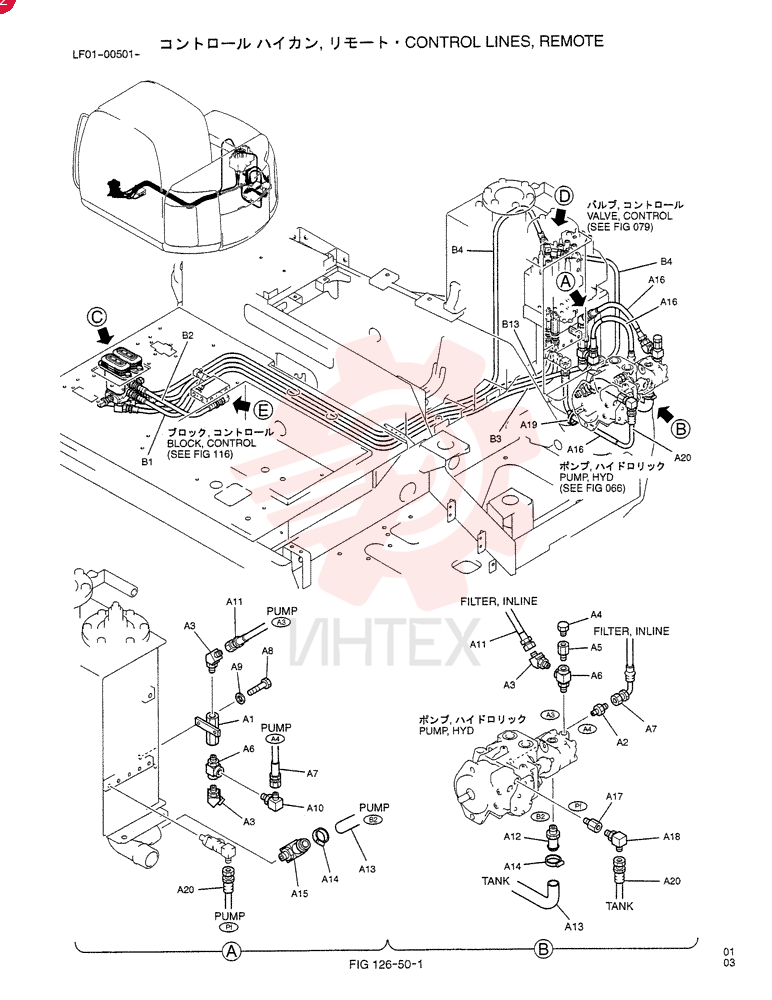 CONTROL LINES, PUMP LF06H00002F1