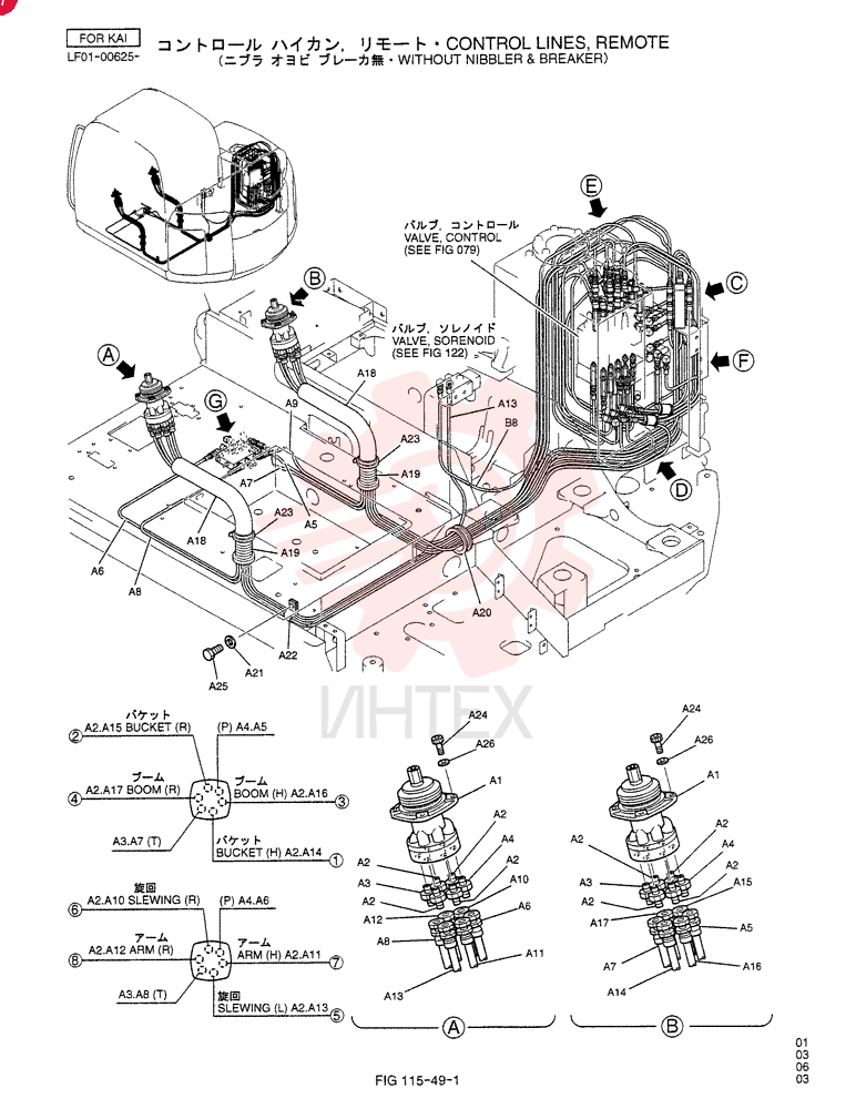 CONTROL LINES, REMOTE LF68H00003F1 (2)