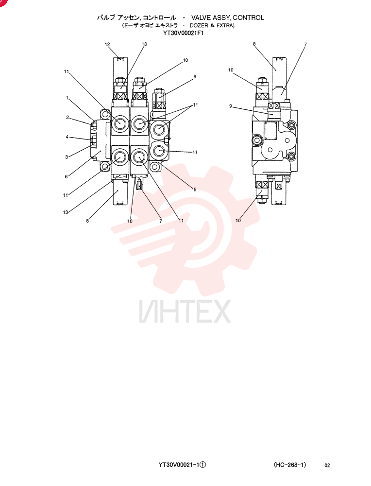 CONTROL VALVE YT30V00021F1