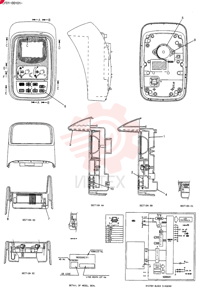 CONTROL MONITOR YN59S00021F3