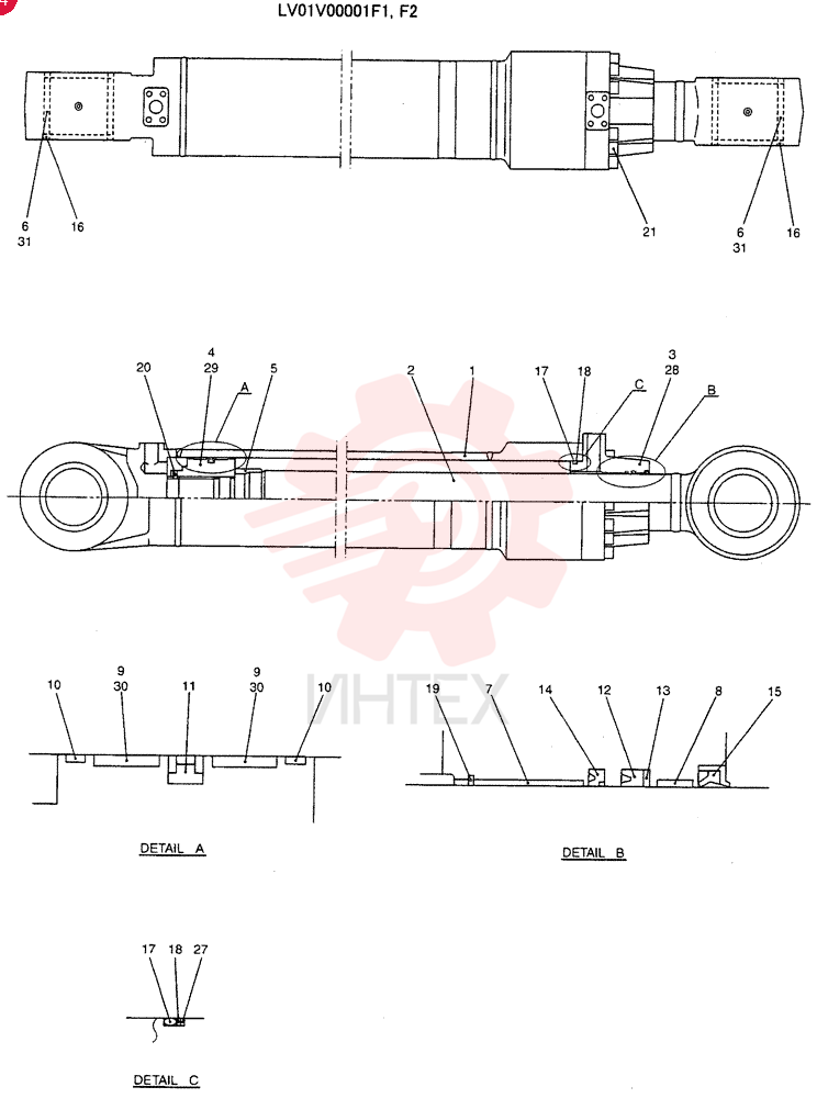 CYLINDER ASSY. LV01V00001F1