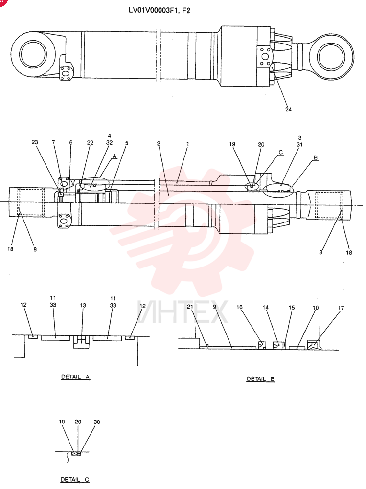 CYLINDER ASSY. LV01V00003F2