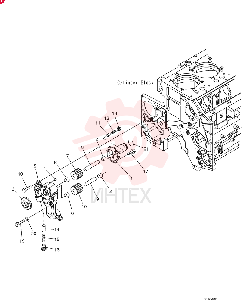 ENGINE OIL PUMP VX6261512000