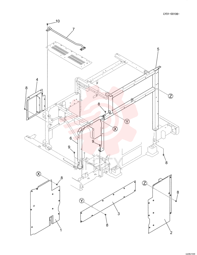 Guard Assy , See Fig 02-55(02) LV21C02473F1 (1)