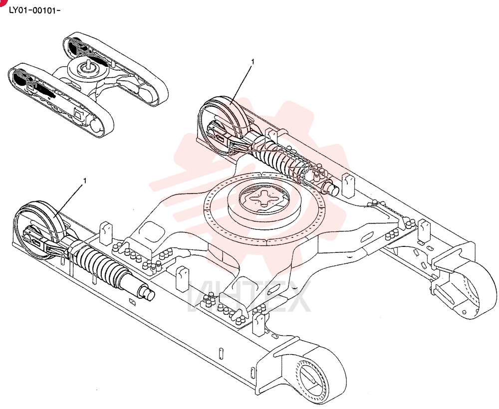 Idler Assy, Crawler, See Figure 03-06