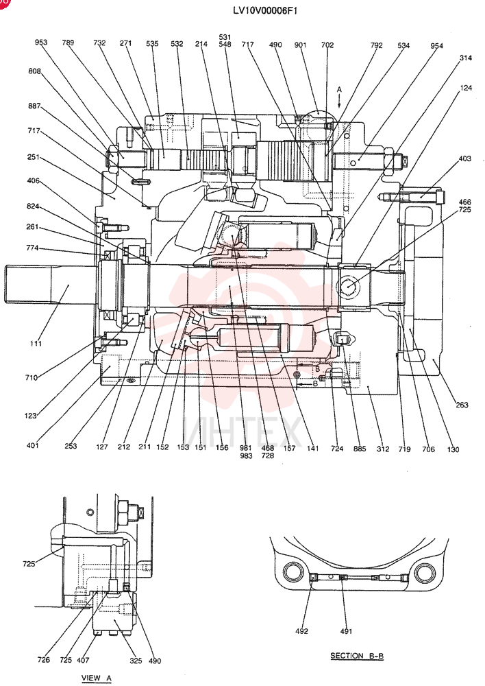 Main Pump Assembly; Incls. Ref. 111-983